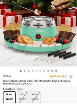 Smores maker OPEN BOX