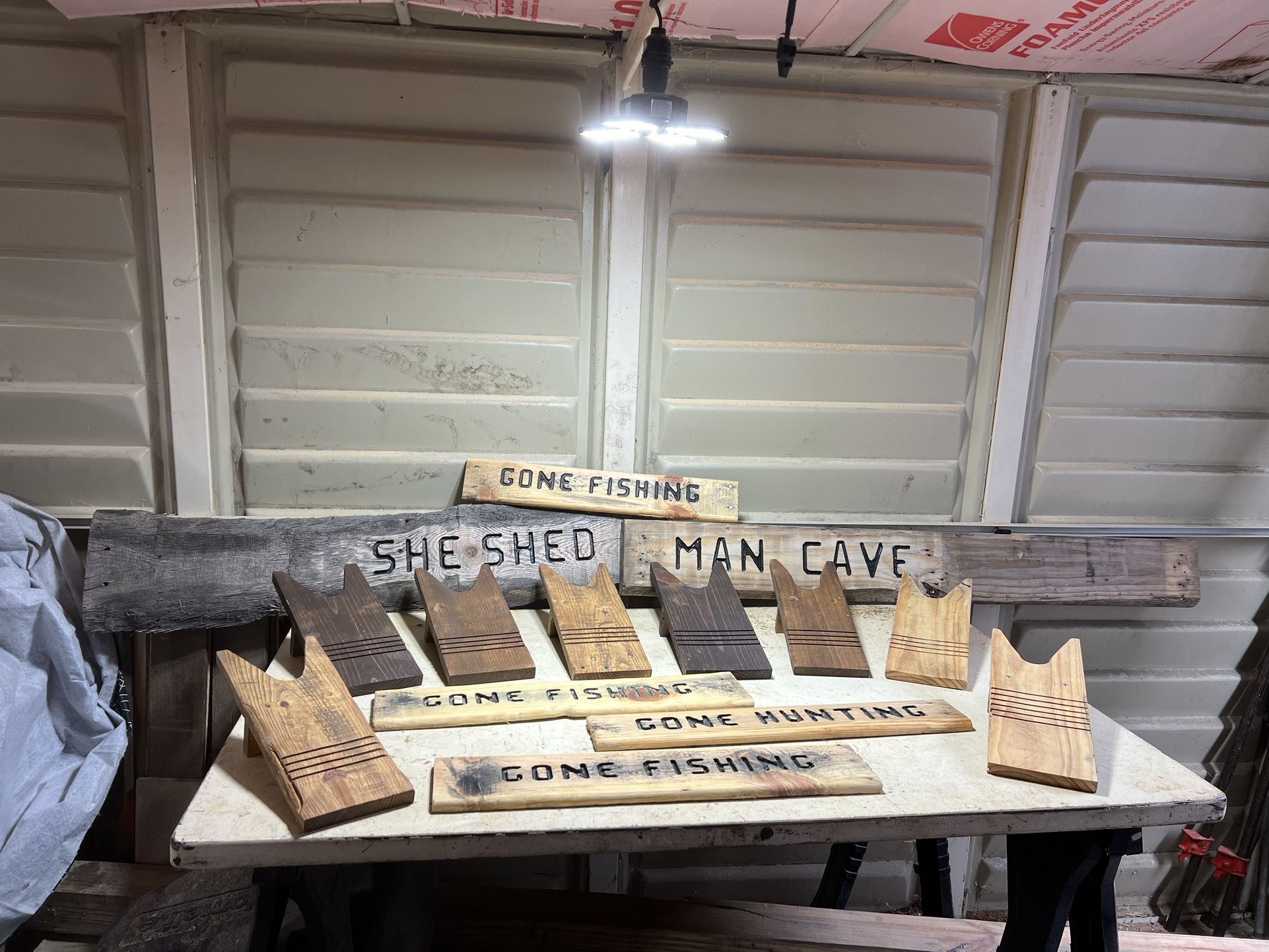 Hand Crafted Wood Art Signs