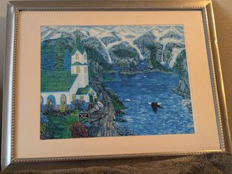 The Painting " Beautiful landscape" Price negotiable