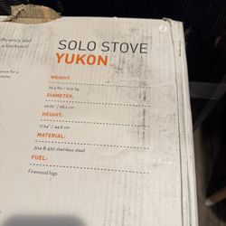 Solo Stove - Yukon - Brand New, Never Opened.