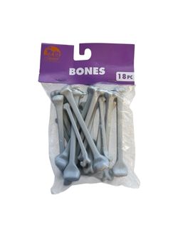 Seasonal Collection Plastic Bones 18-Piece Set