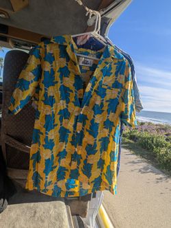 Vintage Tropical Button Up Shirts From The 70 's