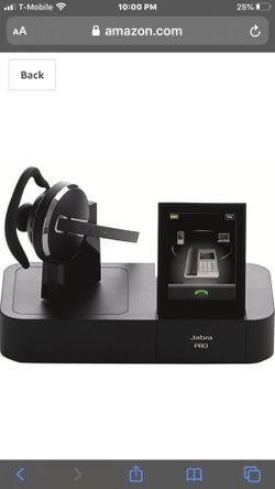 New In Box - Jabra Pro 9470 ncsa professional wireless headset