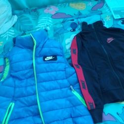 Boys Or Girl Nike Vest And Jacket 