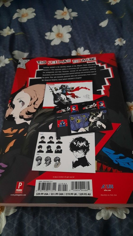 Atlus anuncia artbook de Persona 5