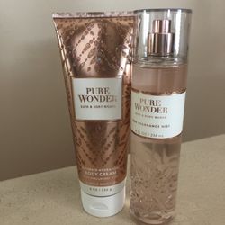 Pure Wonder Ultimate Hydration Body Cream & Fine Fragrance Mist set for $20  