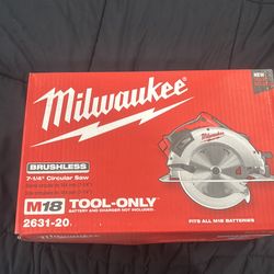 Milwaukee skill saw 7 1/4