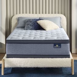 Queen Size Mattress Serta Perfect Sleeper Firm Pillow Top 16” Inches New From Factory Wrapped in Plastic Same Day Delivery 🚚