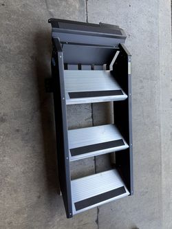 MORryde STP-203 StepAbove Gen 2 3-Step RV Entry Steps 24" Door 9" Rise