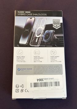 ESR Classic Hybrid iPhone 15 PRO MAX 6.7 Case with HaloLock Clear