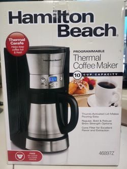 Hamilton Beach Thermal Coffee Maker Brand New