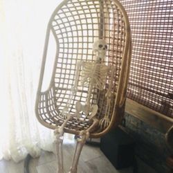 Vintage Bamboo Basket Swing N.Rialto