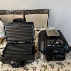 Great Condition Burger Maker And Air Fryer 