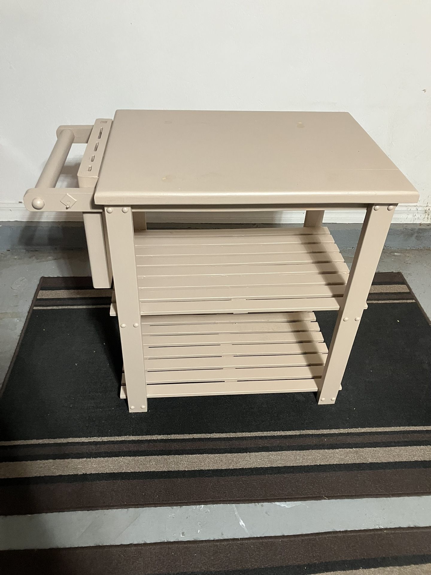 Wooden Kitchen Caddy/Cart