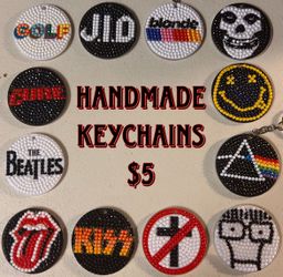 Handmade Custom Keychain Stocking Stuffers