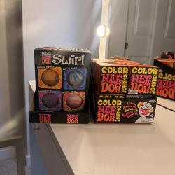 needoh swirl 4 pack and color changing-read description