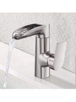 Waterfall Bathroom  Faucet Single Handle 