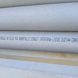 Approx 200 ft 3" sch 40 electric conduit