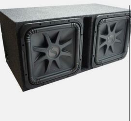 Kicker Dual Subwoofer Enclosure Box