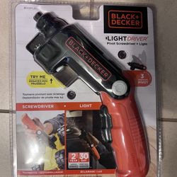 BLACK+DECKER 4V MAX* Cordless Screwdriver with LED Light