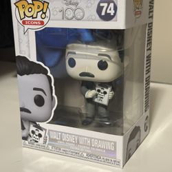 Walt Disney With Drawing 100 74 Funko Pop
