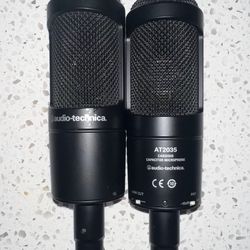 Zoom H5 handy recorder + 2x audio - technica AT2035 condenser mics - studio bundle