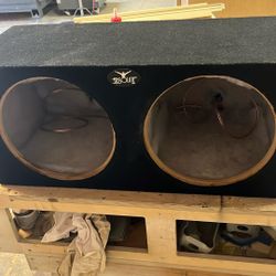 Subwoofer Box For 2 12” Speakers 