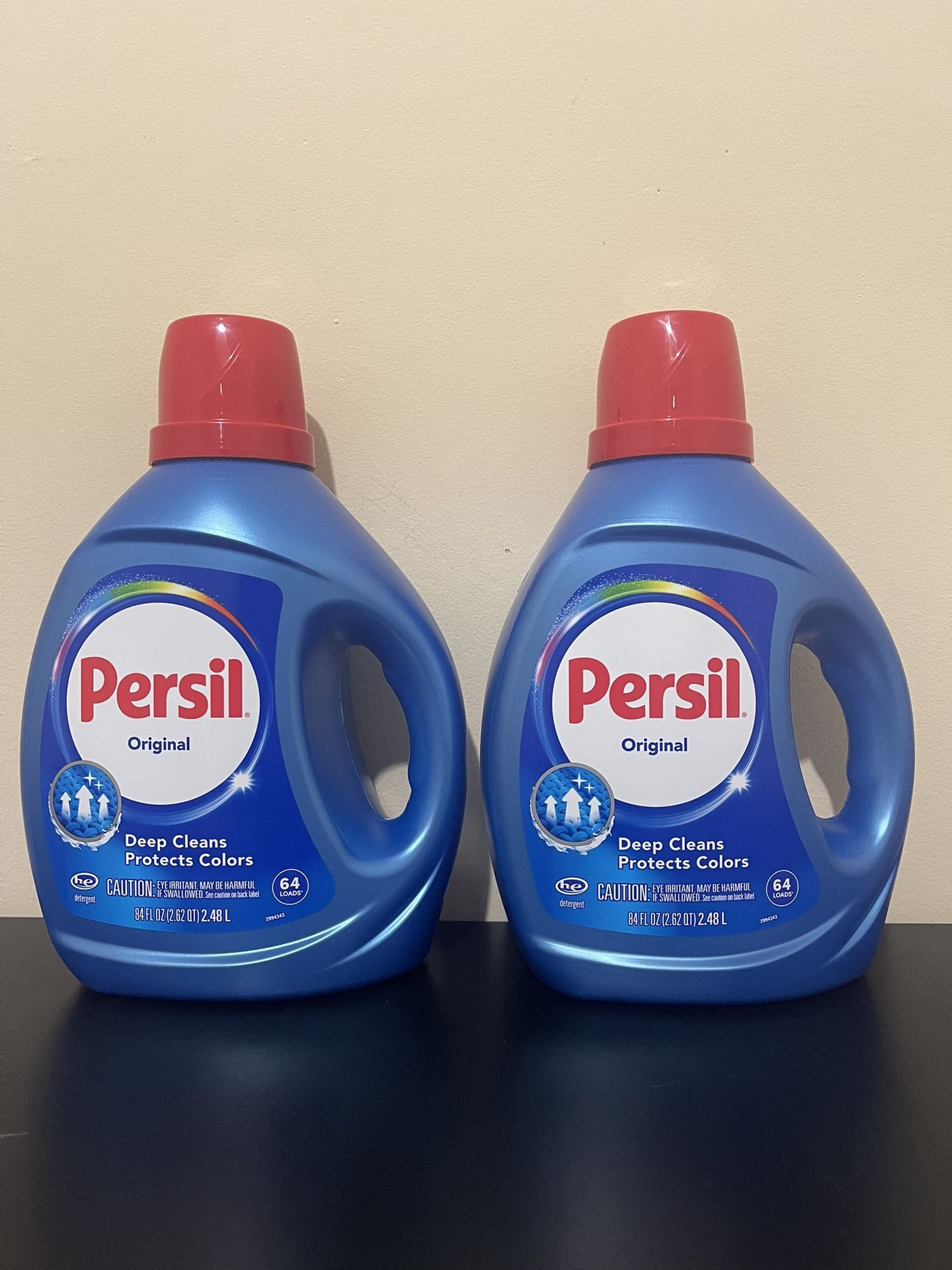 2pack Persil Deep Clean Liquid Laundry Detergent, Original, 84 fl oz, 64 Loads