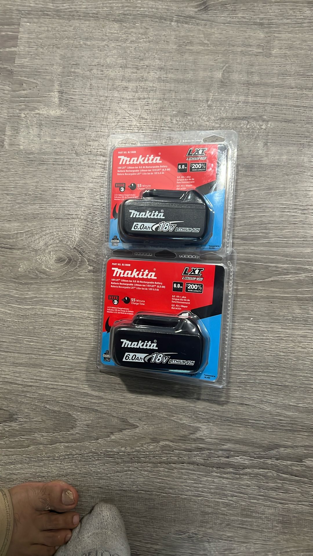 Makita Battery’s 6.0Ah