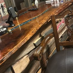 Wood Apoxy Designs Bar Top And Bar