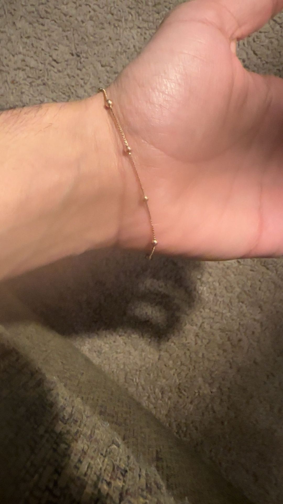 14k Gold Bead Bracelet