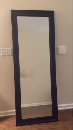 Full Length Floor Mirror Black Frame