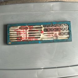 Vintage Tap And Dye Set 