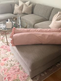 2 matching lumbar pillows