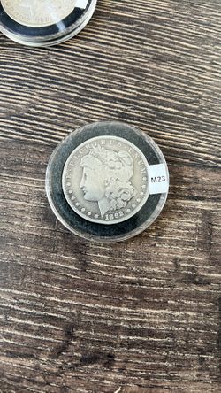 Circulated 1892 Morgan Silver Dollar 