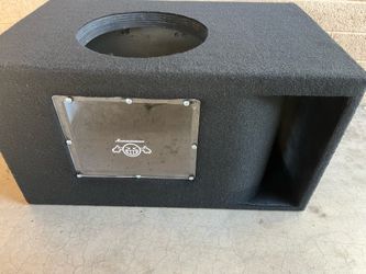 Custom built double baffle slot vented box for 1-12 - $300
