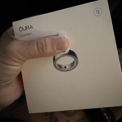 Oura ring silver size 9 brand new
