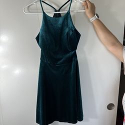 Dark Green Homecoming Dress