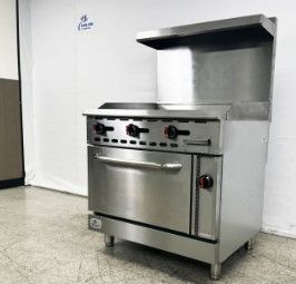 NSF 36″ Thermostat Griddle With Oven RGR36TG