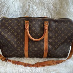 Authentic Louis Vuitton KeepAll 50 Bandoulier