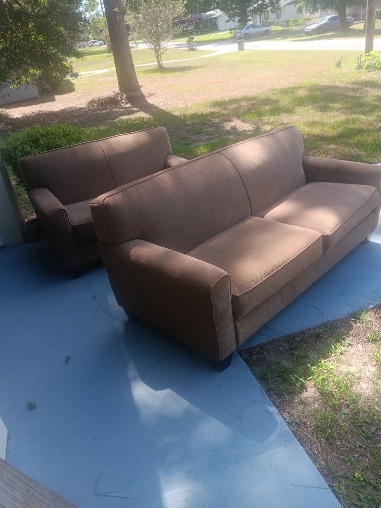 Nice Couch And Loveseat