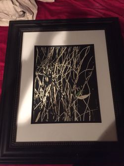 Framed photo. Approx 21in width 25in height.