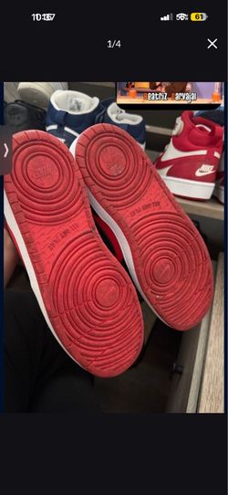 Nike Court Borough Mid 2 Red/Black