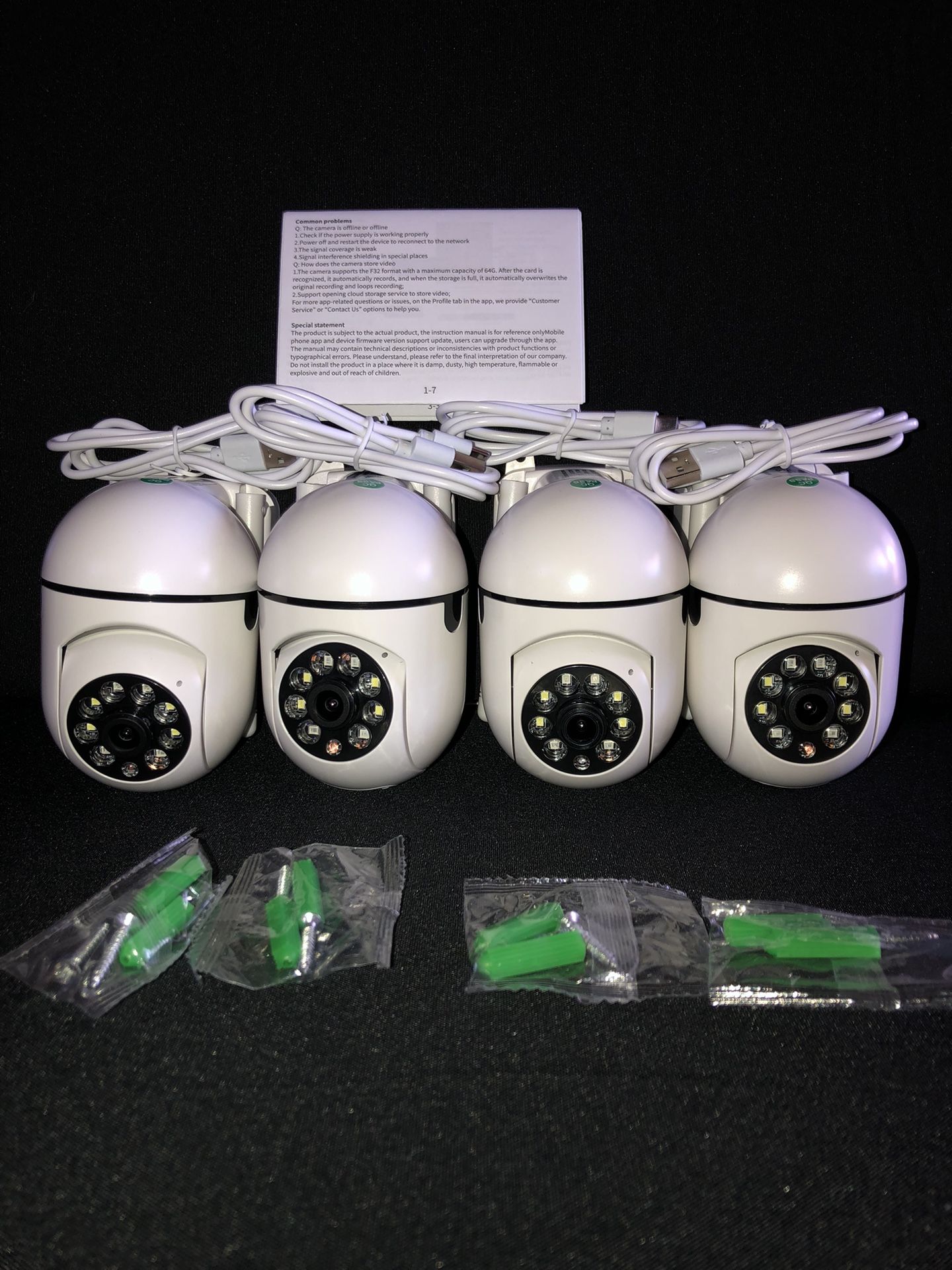 Home Security Cameras (4pack)