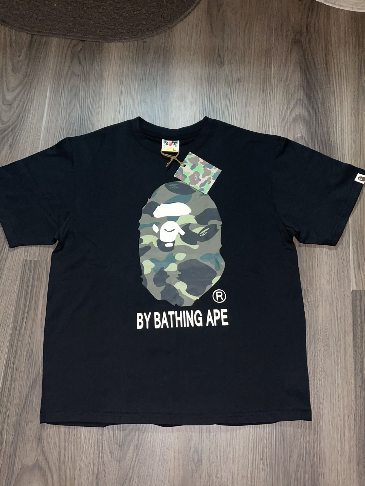 Bape Black/Camo T-Shirt (Asian XL)