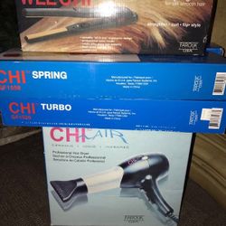 CHI Blower, flat iron and curling iron for  $175.