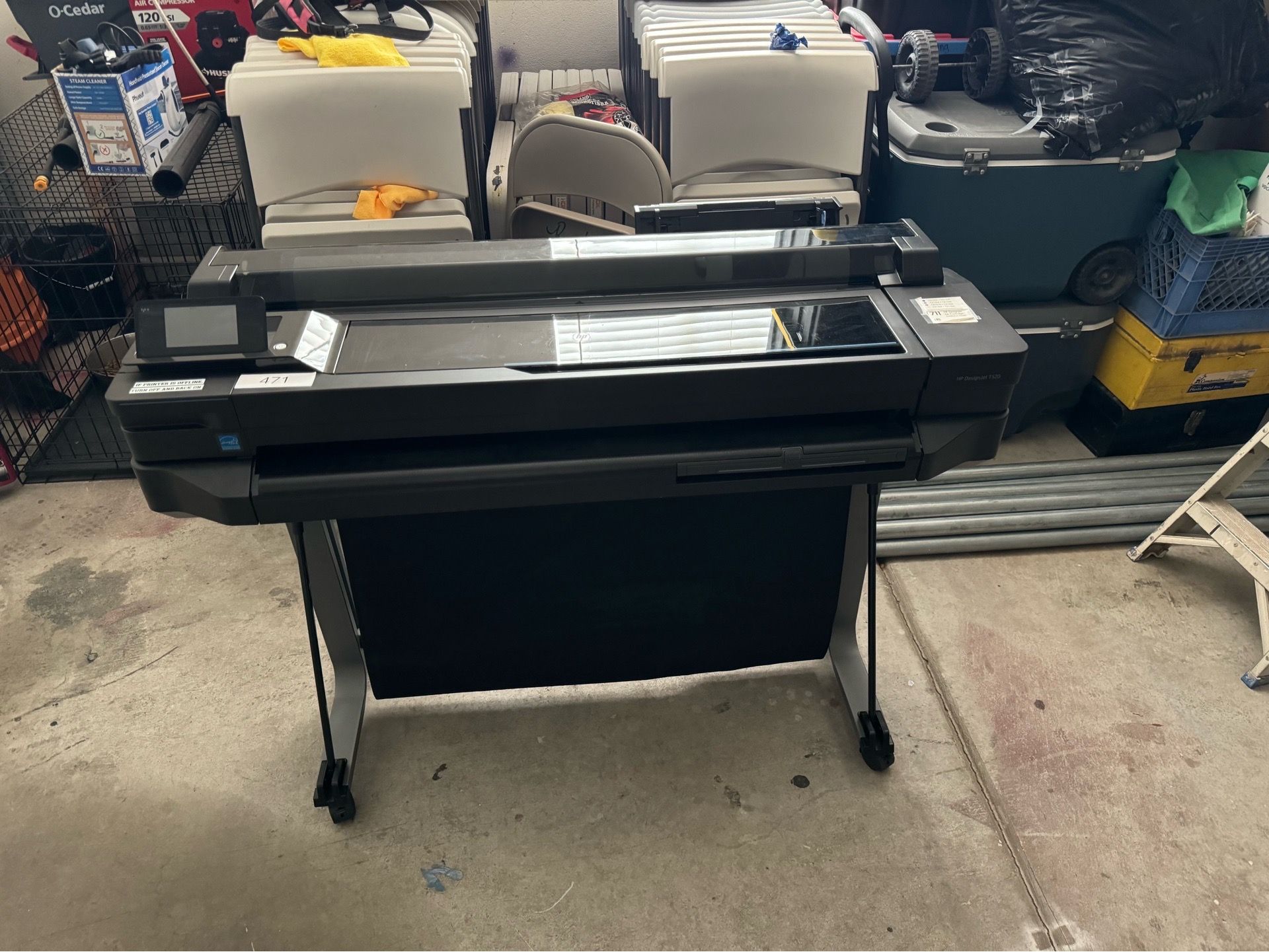 HP DesignJet T630 Large Format 36" Plotter Printer – Auto Sheet Feeder + Stand!