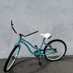 teal cruiser beach bike 