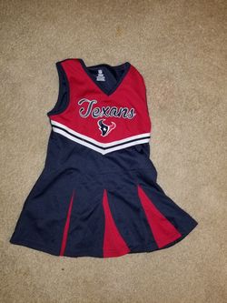Texans cheerleading dress 6x