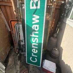 Crenshaw Boulevard Sign 